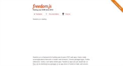 Desktop Screenshot of freedomjs.org